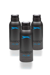 Slazenger - Slazenger Active Sport 3 lü Erkek Mavi Deodorant