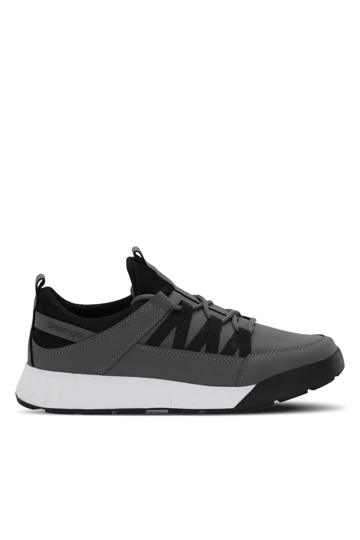 Slazenger - Slazenger ADAMO I Erkek Sneaker Ayakkabı Koyu Gri