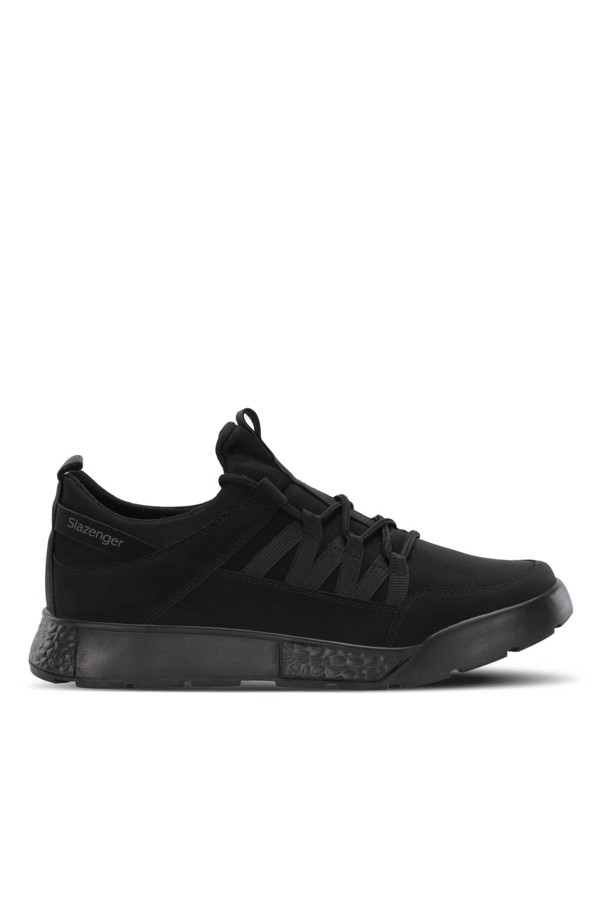 Slazenger - Slazenger ADAMO I Erkek Sneaker Ayakkabı Siyah / Siyah