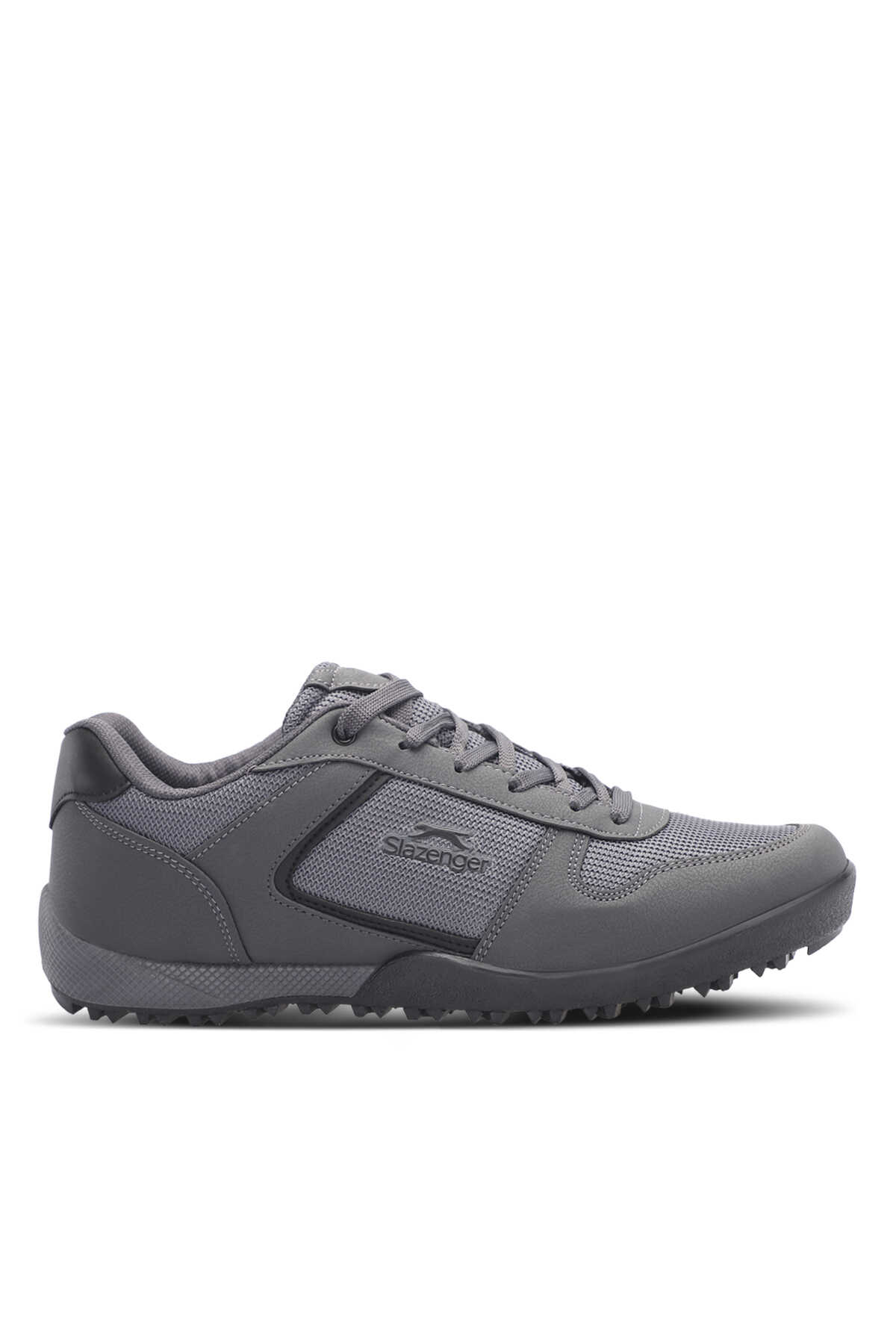 Slazenger - Slazenger ADRIAN I Erkek Koyu Gri / Siyah Günlük Spor Ayakkabısı
