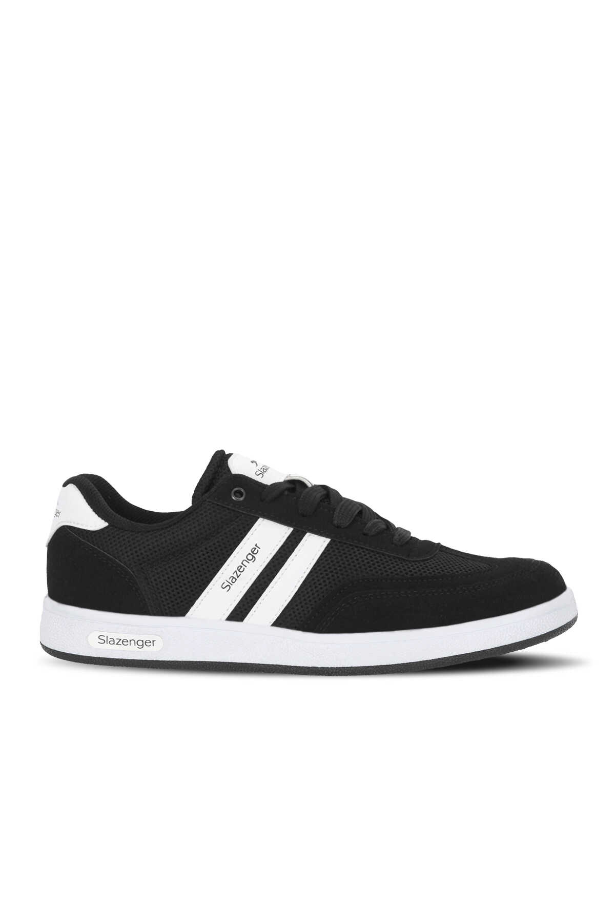 Slazenger - Slazenger AGAIN I Erkek Siyah / Beyaz Günlük Spor Ayakkabısı