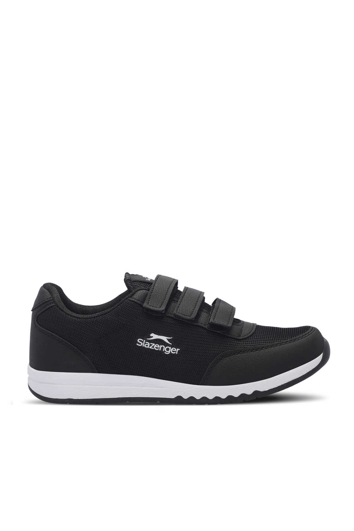 Slazenger - Slazenger AGATHA I Kadın Cırt Cırtlı Siyah / Beyaz Günlük Spor Ayakkabısı