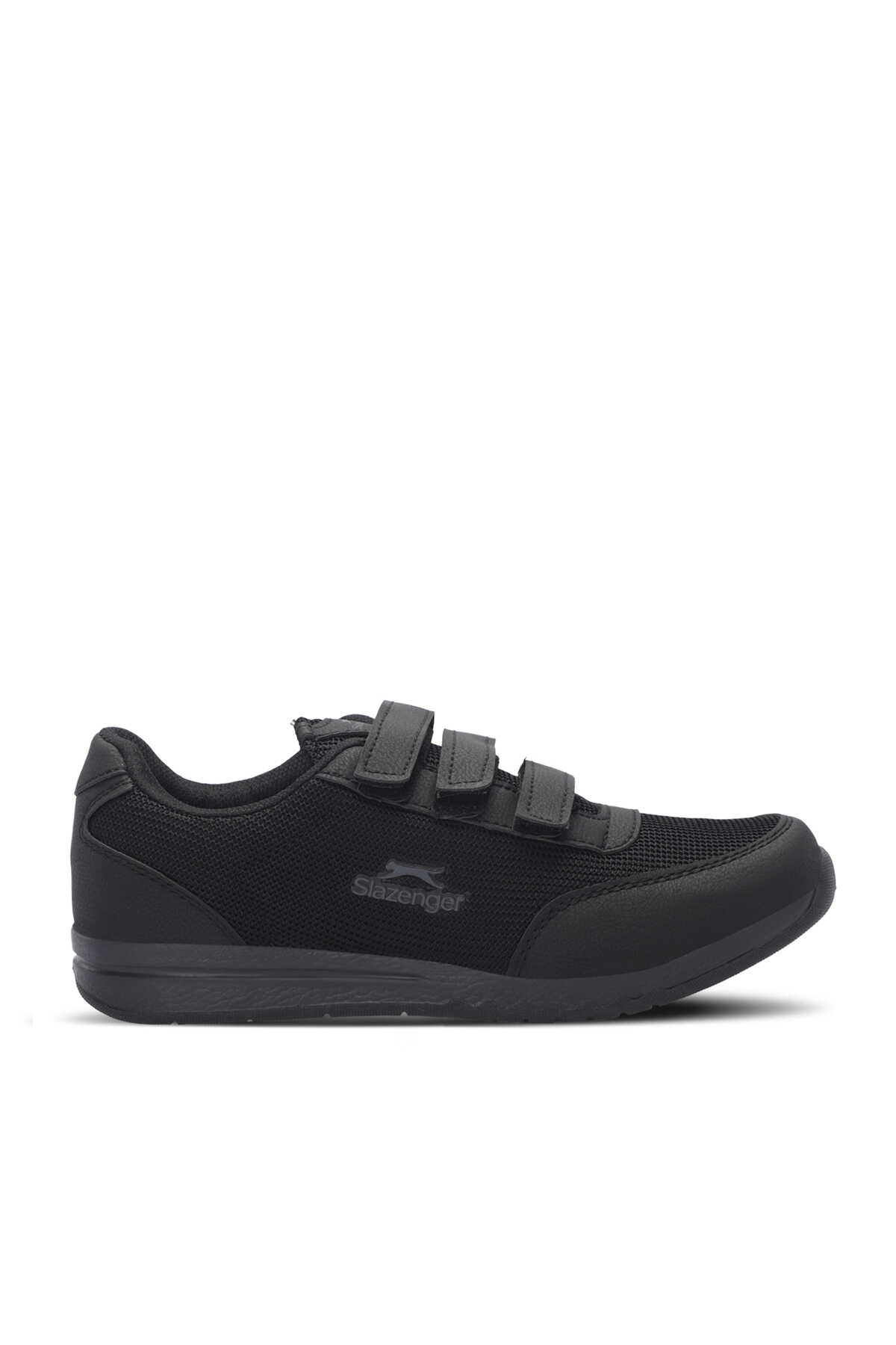Slazenger - Slazenger AGATHA I Kadın Cırt Cırtlı Siyah / Siyah Günlük Spor Ayakkabısı