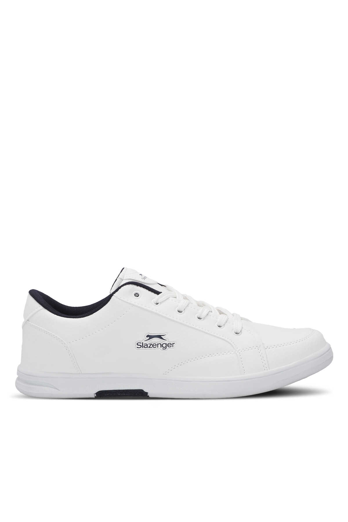 Slazenger - Slazenger ALBERT I Erkek Sneaker Ayakkabı Beyaz / Lacivert