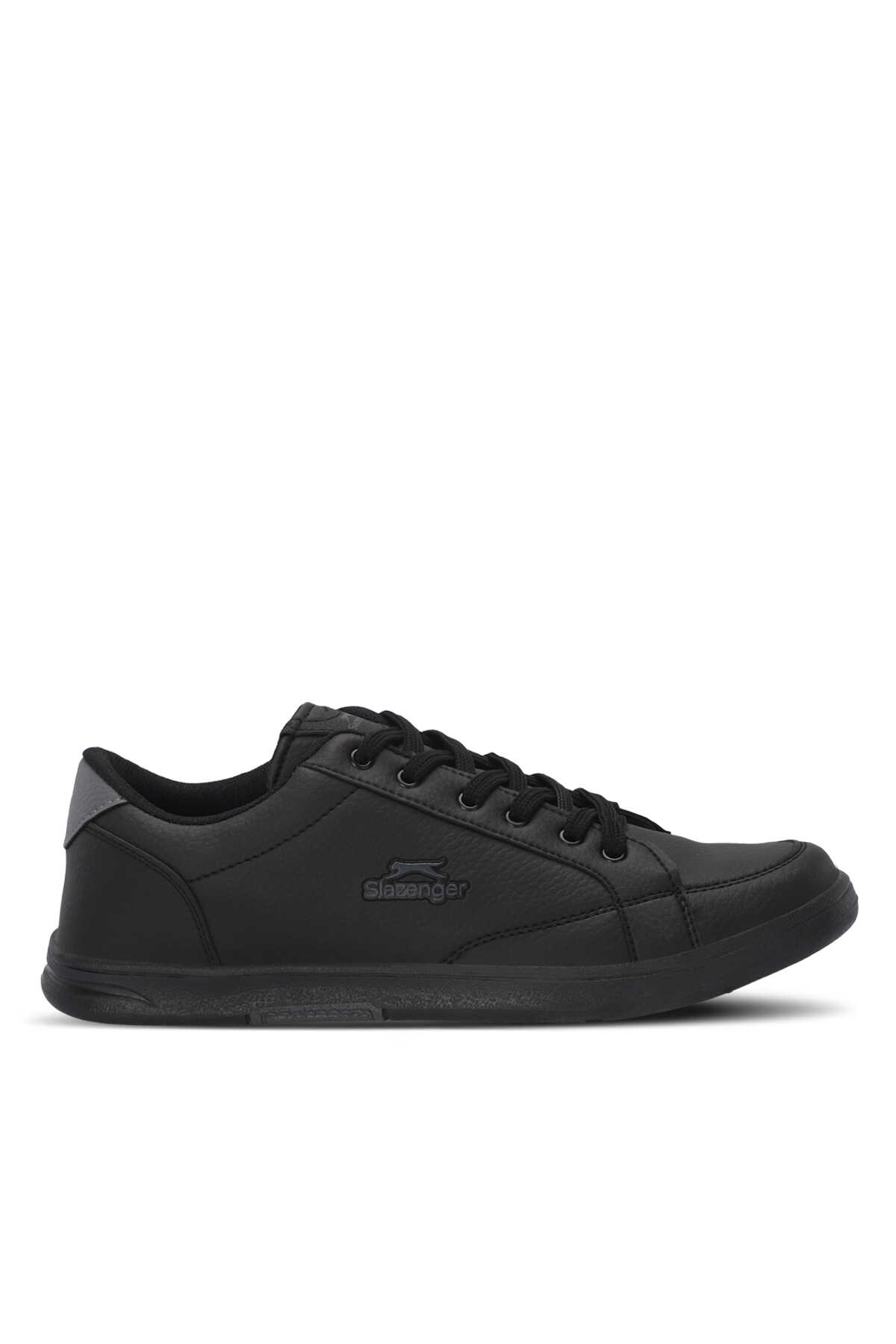 Slazenger - Slazenger ALBERT I Erkek Siyah / Koyu Gri Günlük Spor Ayakkabısı