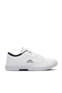 Slazenger - Slazenger ALBERT I Kadın Beyaz / Lacivert Günlük Spor Ayakkabısı