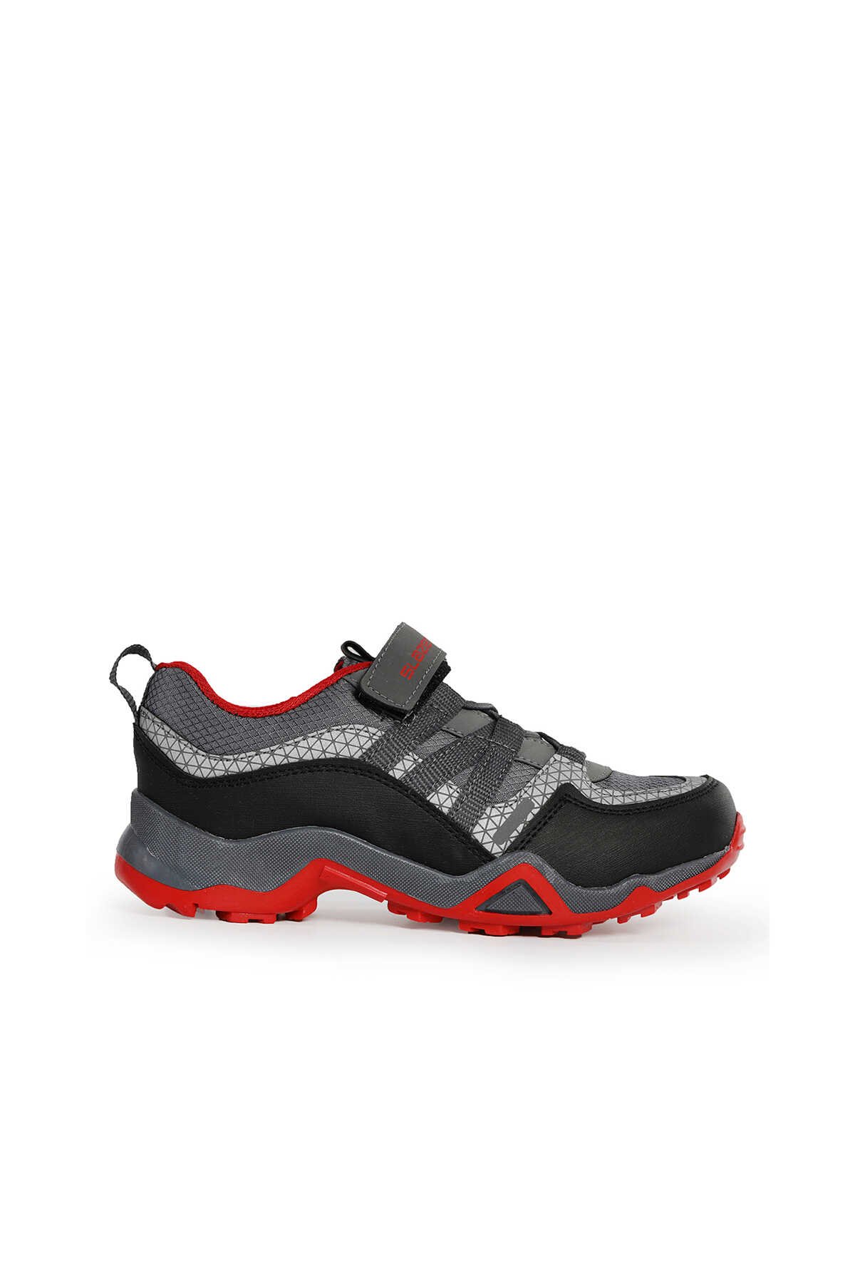 Slazenger - Slazenger ALDONA Sneaker Erkek Çocuk Ayakkabı Koyu Gri / Siyah