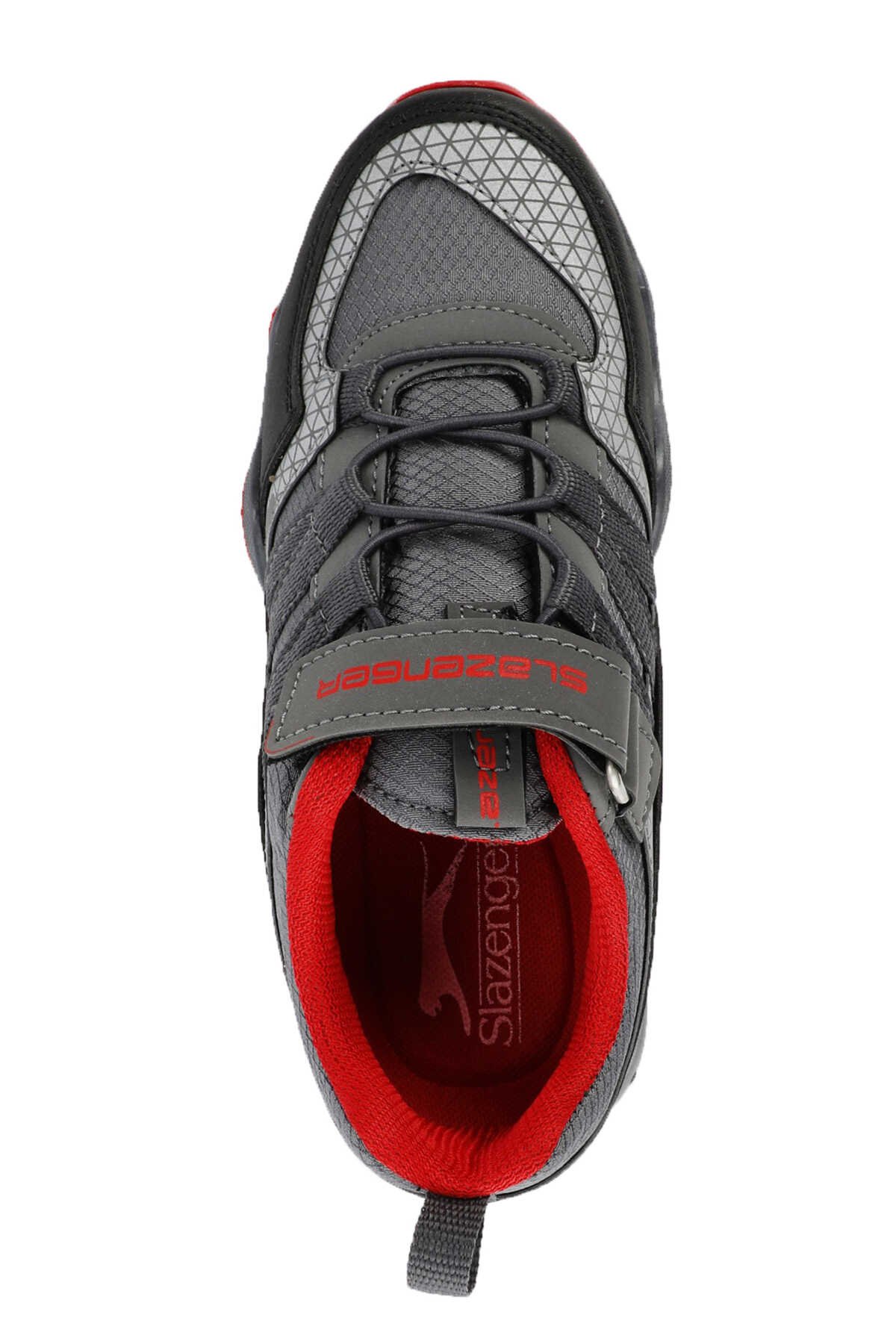 Slazenger ALDONA Sneaker Erkek Çocuk Ayakkabı Koyu Gri / Siyah