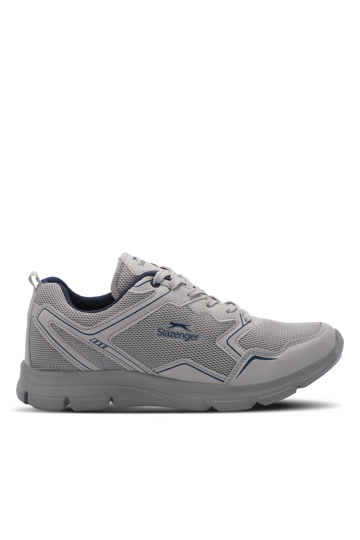 Slazenger - Slazenger ALETA I Erkek Gri / Lacivert Günlük Spor Ayakkabısı