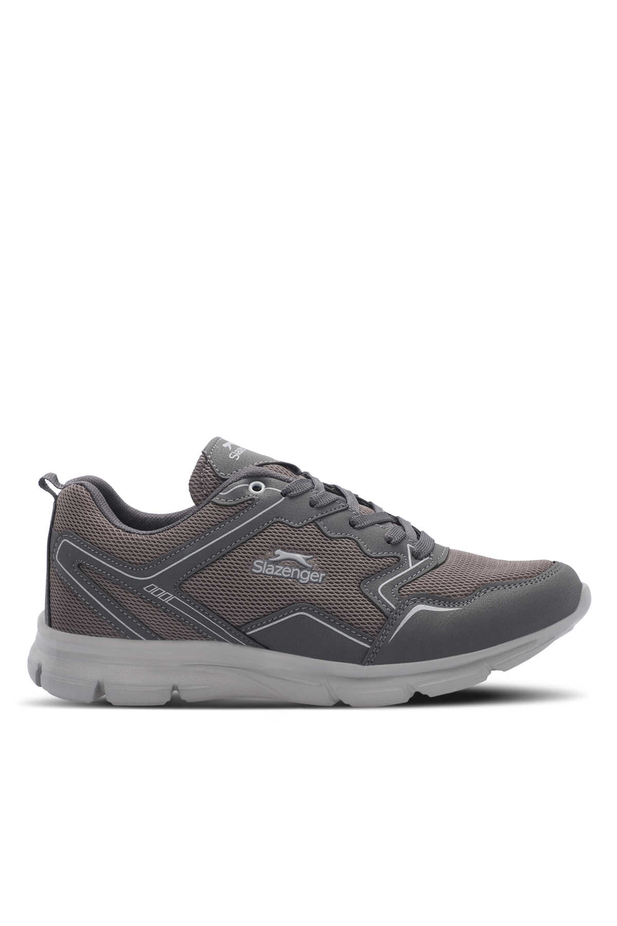 Slazenger - Slazenger ALETA I Erkek Koyu Gri / Gri Günlük Spor Ayakkabısı