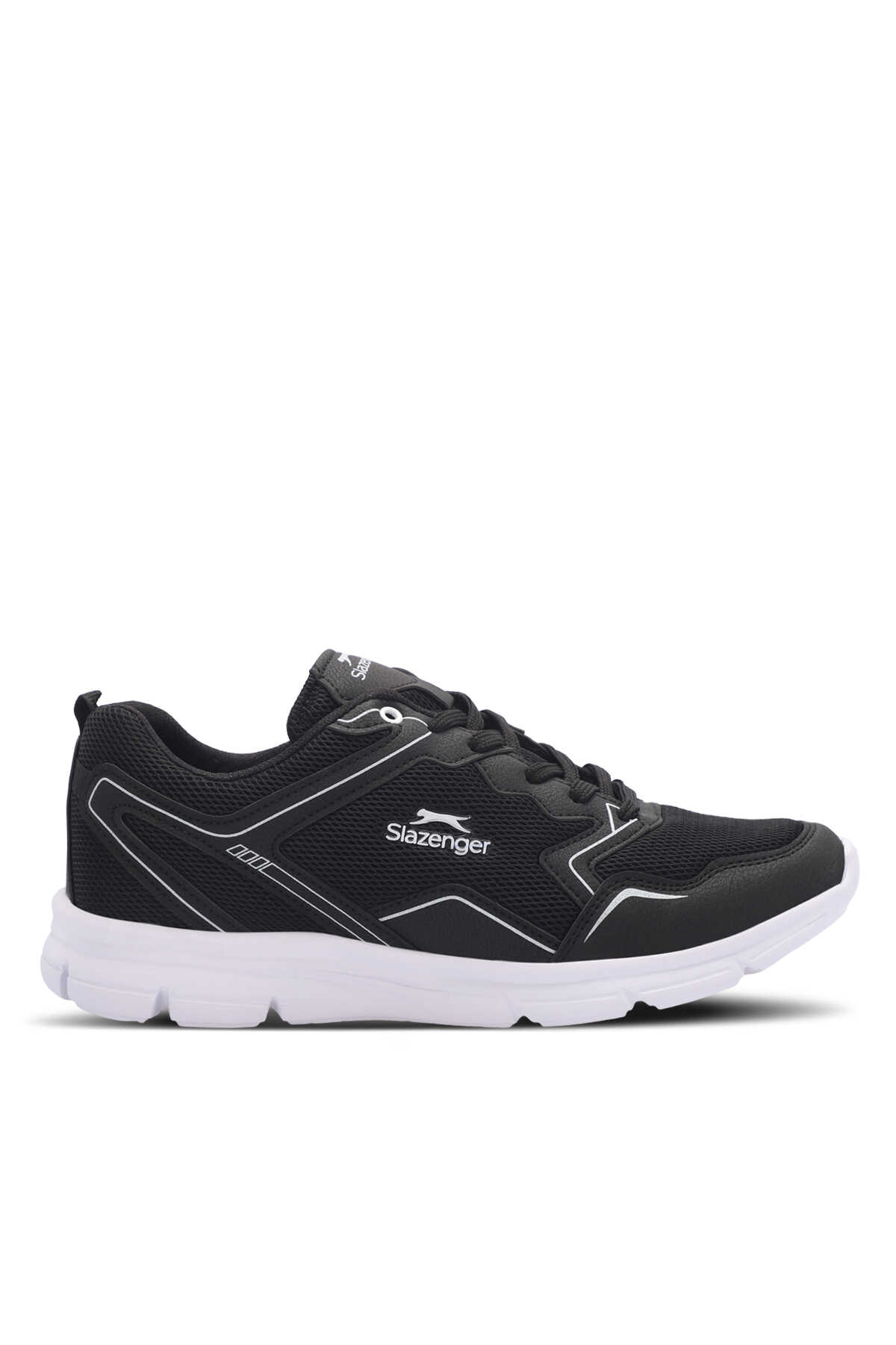 Slazenger - Slazenger ALETA I Erkek Siyah / Gümüş Günlük Spor Ayakkabısı