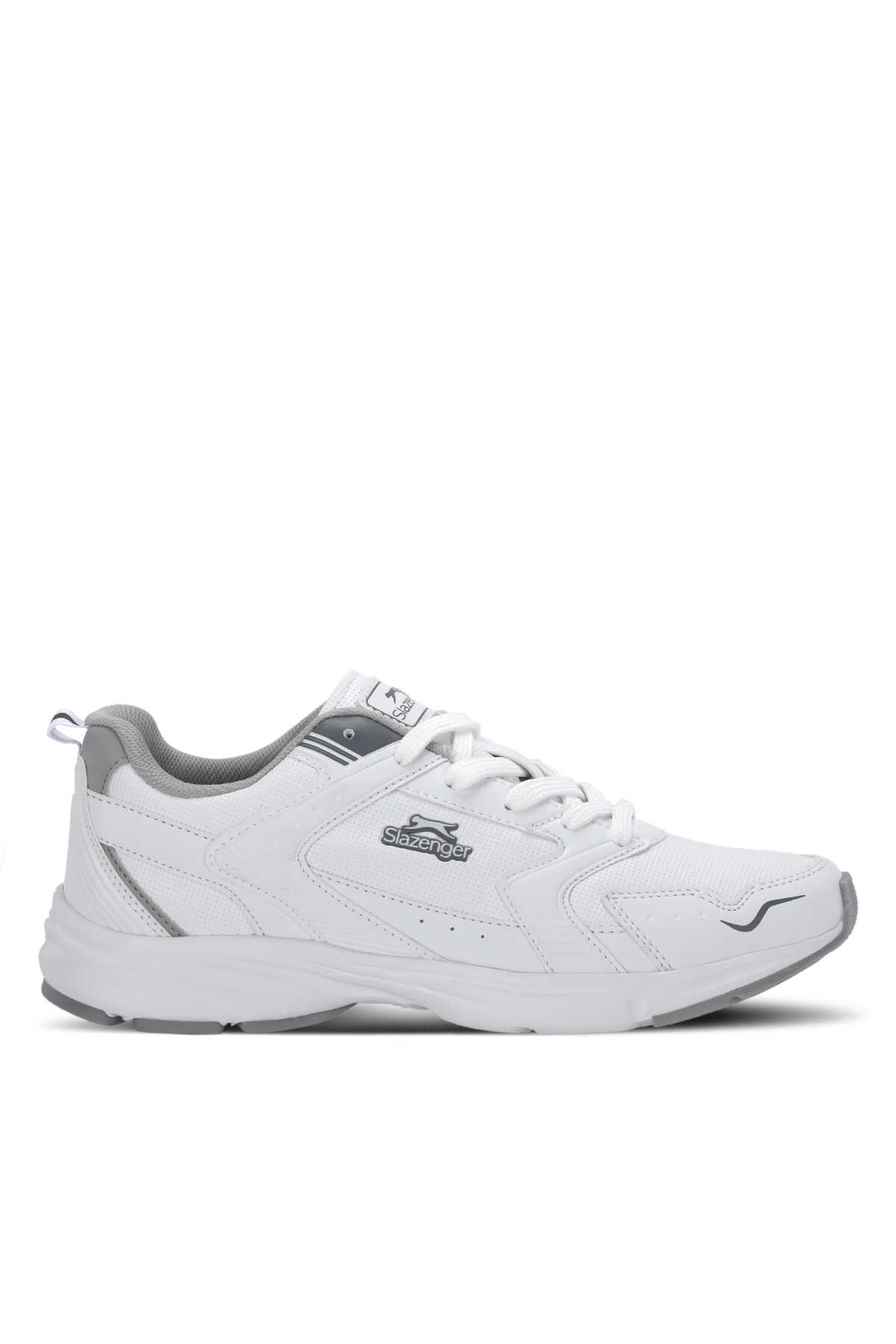 Slazenger - Slazenger ALFA I Erkek Beyaz / Gri Koşu & Yürüyüş Spor Ayakkabısı