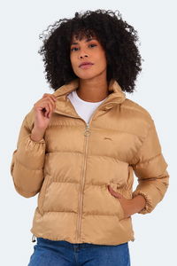 Slazenger - Slazenger BAILEY IN Kadın Şişme Toprak Mont & Kaban Slazenger - Slazenger BAILEY IN Kadın Şişme Toprak Mont & Kaban