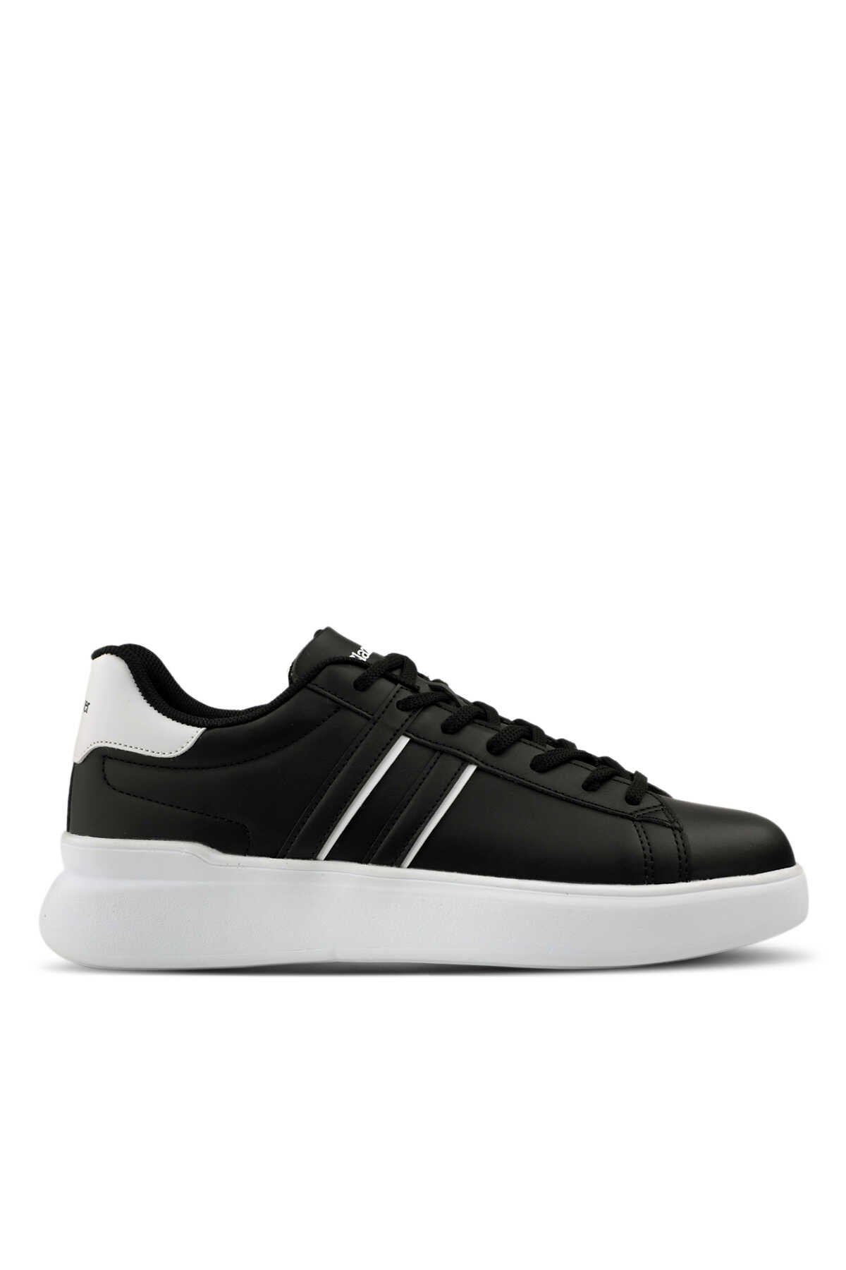 Slazenger - Slazenger BALTAZAR Sneaker Erkek Ayakkabı Siyah / Beyaz