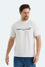 Slazenger - Slazenger BANDIT Erkek Ekru Tişört