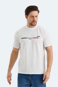 Slazenger - Slazenger BANDIT Erkek Ekru Tişört Slazenger - Slazenger BANDIT Erkek Ekru Tişört