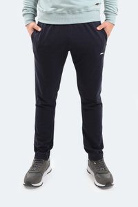 Slazenger - Slazenger BARBOM I Erkek Cepli Slim Fit Lacivert Eşofman Altı