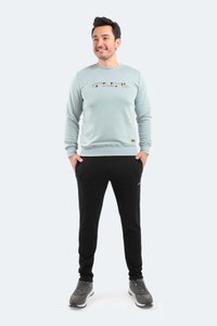 Slazenger - Slazenger BARBOM I Erkek Cepli Slim Fit Siyah Eşofman Altı