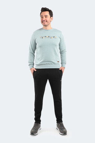 Slazenger BARBOM I Erkek Cepli Slim Fit Siyah Eşofman Altı