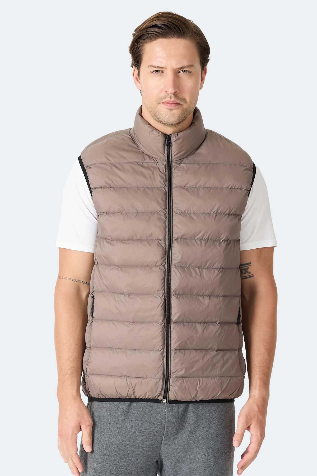 Slazenger - Slazenger BARROS Erkek Kahve Yelek
