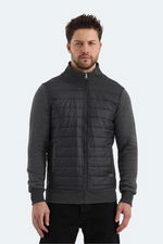 Slazenger - Slazenger BASIL IN Erkek Fermuarlı Dik Yaka Cepli Antrasit Sweatshırt Slazenger - Slazenger BASIL IN Erkek Fermuarlı Dik Yaka Cepli Antrasit Sweatshırt