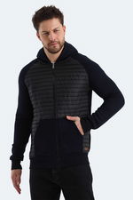 Slazenger - Slazenger BASS IN Erkek Fermuarlı Kapüşonlu Cepli Lacivert Sweatshırt Slazenger - Slazenger BASS IN Erkek Fermuarlı Kapüşonlu Cepli Lacivert Sweatshırt