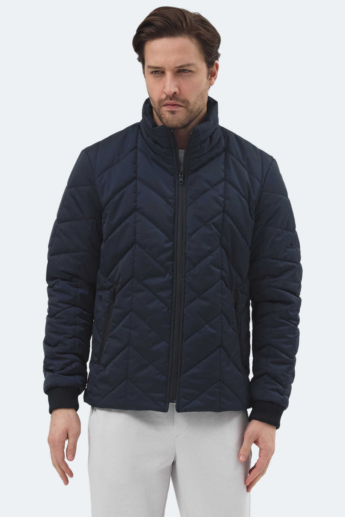 Slazenger - Slazenger BEAST Erkek Lacivert Mont & Kaban