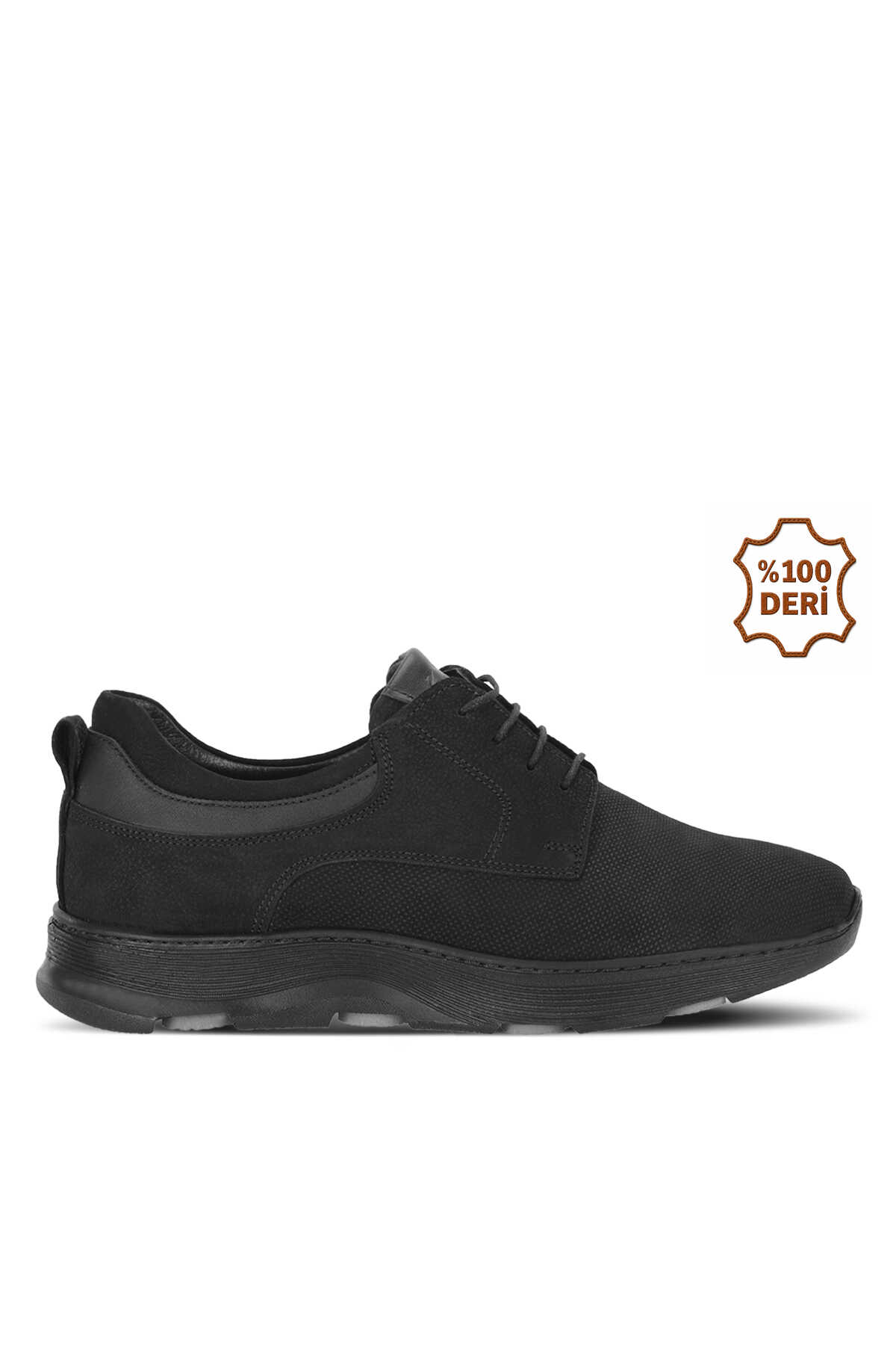 Slazenger - Slazenger BELLARA Erkek Deri Siyah Comfort