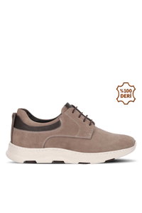 Slazenger - Slazenger BELLARA Erkek Deri Kum Comfort