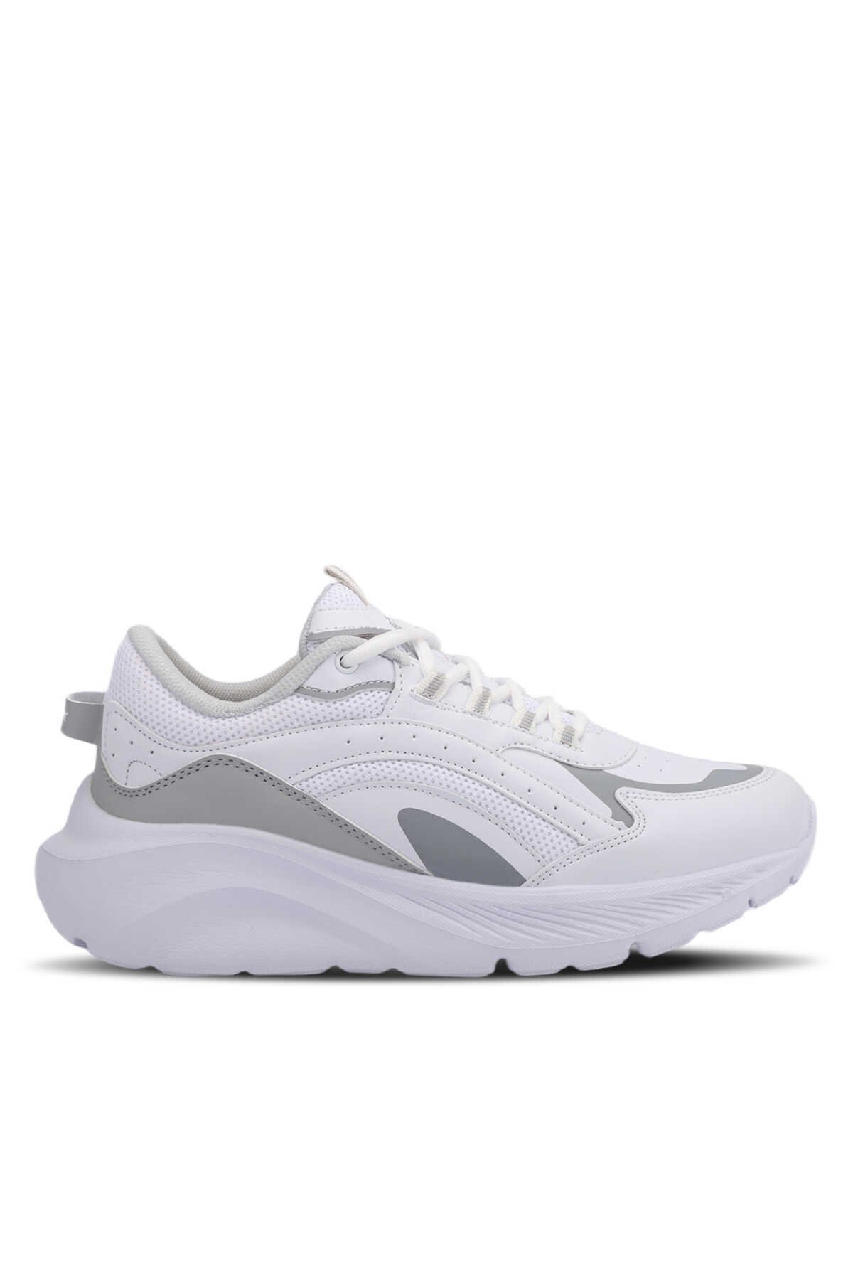 Slazenger - Slazenger BETHEL Sneaker Kadın Ayakkabı Beyaz / Gri