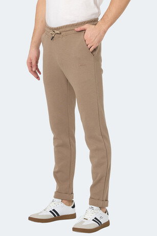 Slazenger BLAZEWAY IN Erkek Cepli Slim Fit Taş Gri Eşofman Altı 
