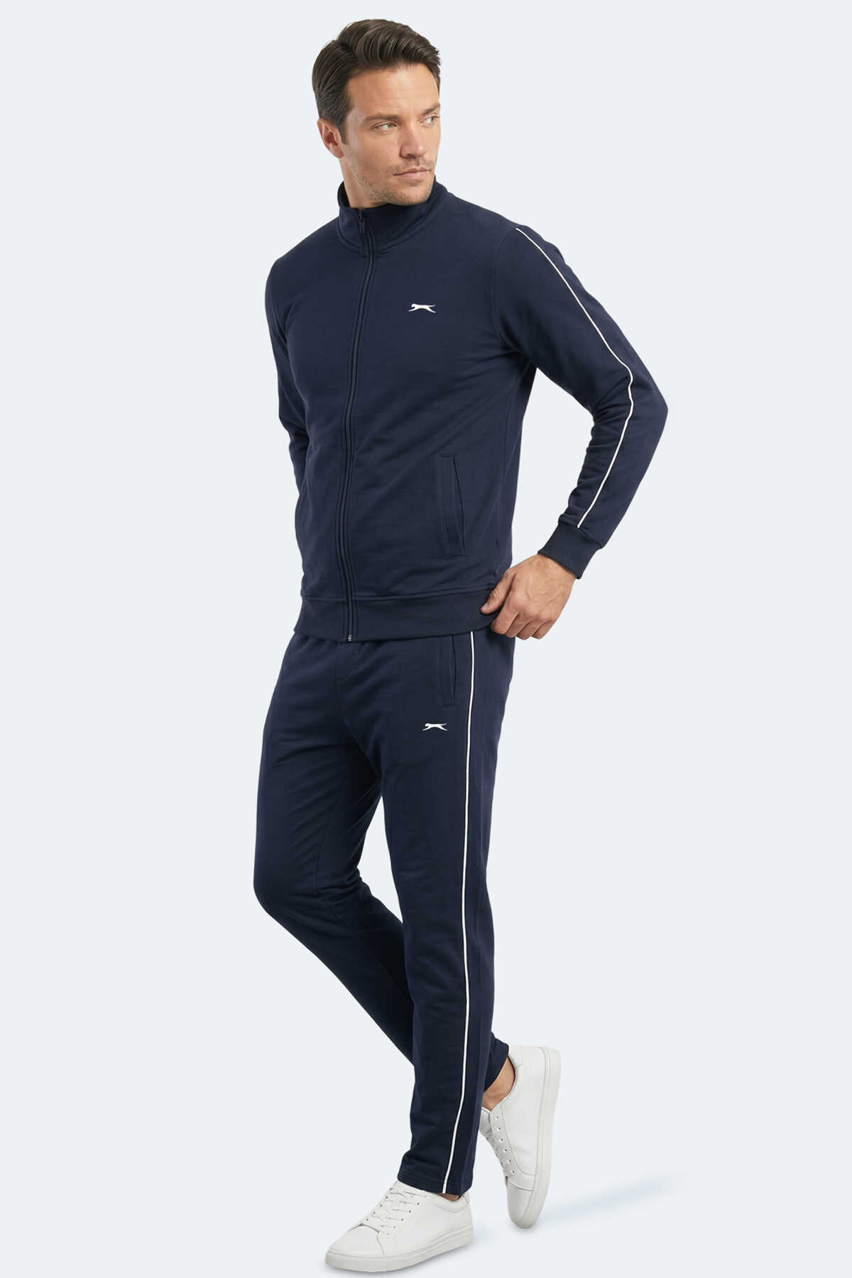 Slazenger - Slazenger BLOWBACK Erkek Lacivert Eşofman Altı