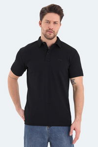 Slazenger - Slazenger BOLT Erkek Polo Yaka Siyah Tişört Slazenger - Slazenger BOLT Erkek Polo Yaka Siyah Tişört