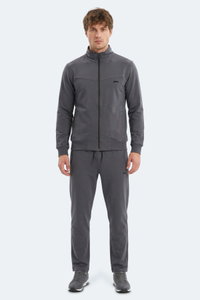 Slazenger - Slazenger BOOST GEAR Erkek Koyu Gri Eşofman Takımı