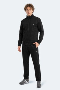 Slazenger - Slazenger BOOST GEAR Erkek Siyah Eşofman Takımı