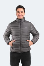 Slazenger - Slazenger BOSS I Erkek Şişme Gri Mont & Kaban