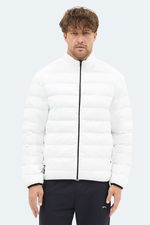 Slazenger - Slazenger BRAUM Erkek Şişme Ekru Mont & Kaban