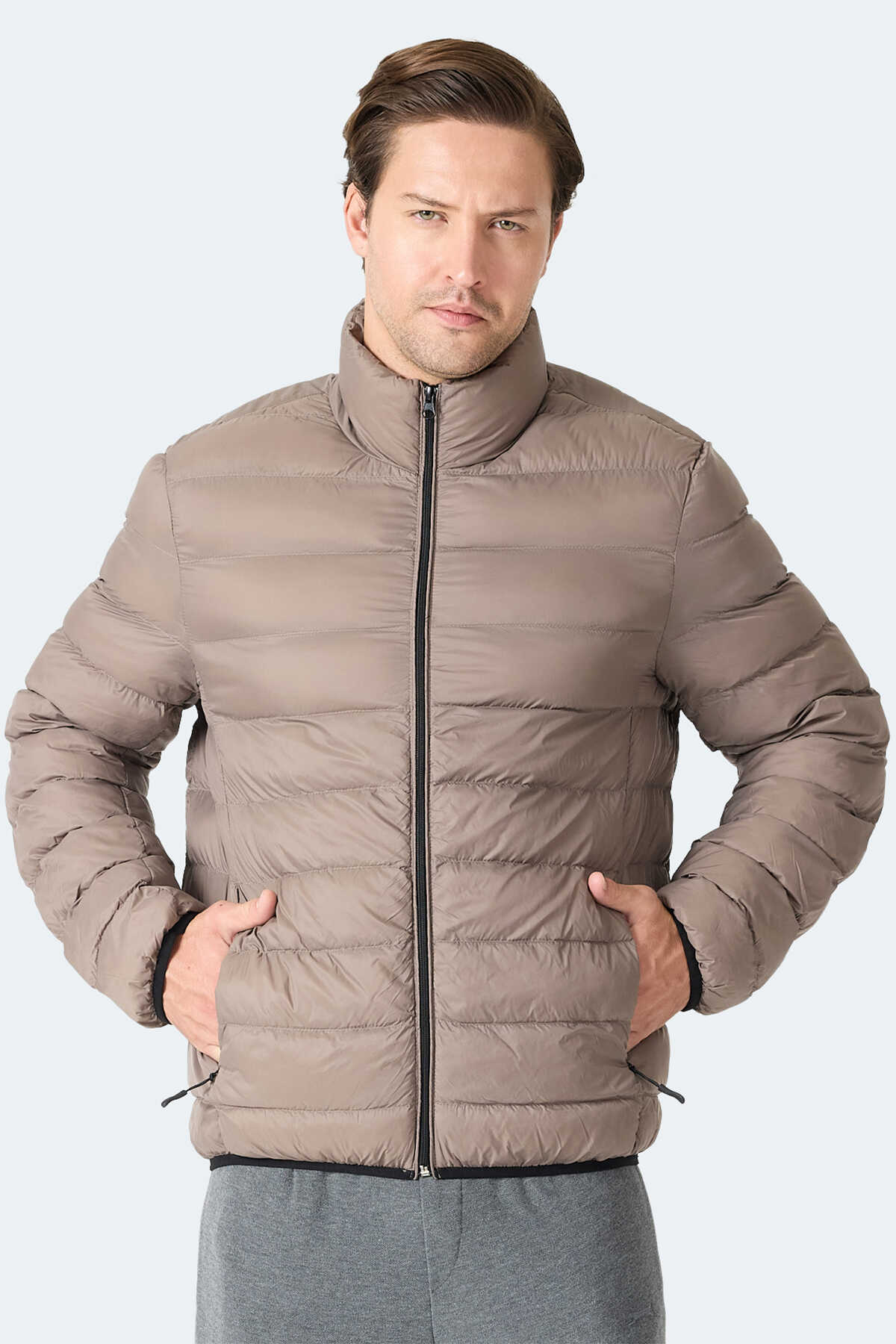 Slazenger - Slazenger BRAUM Erkek Kahve Mont & Kaban