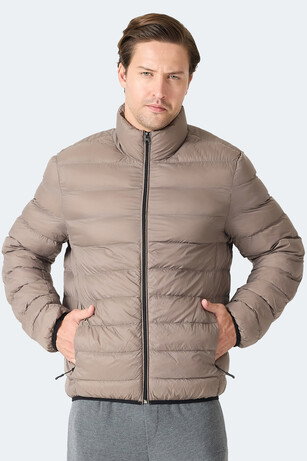 Slazenger BRAUM Erkek Şişme Kahve Mont & Kaban