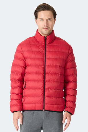 Slazenger BRAUM Erkek Şişme Kırmızı Mont & Kaban