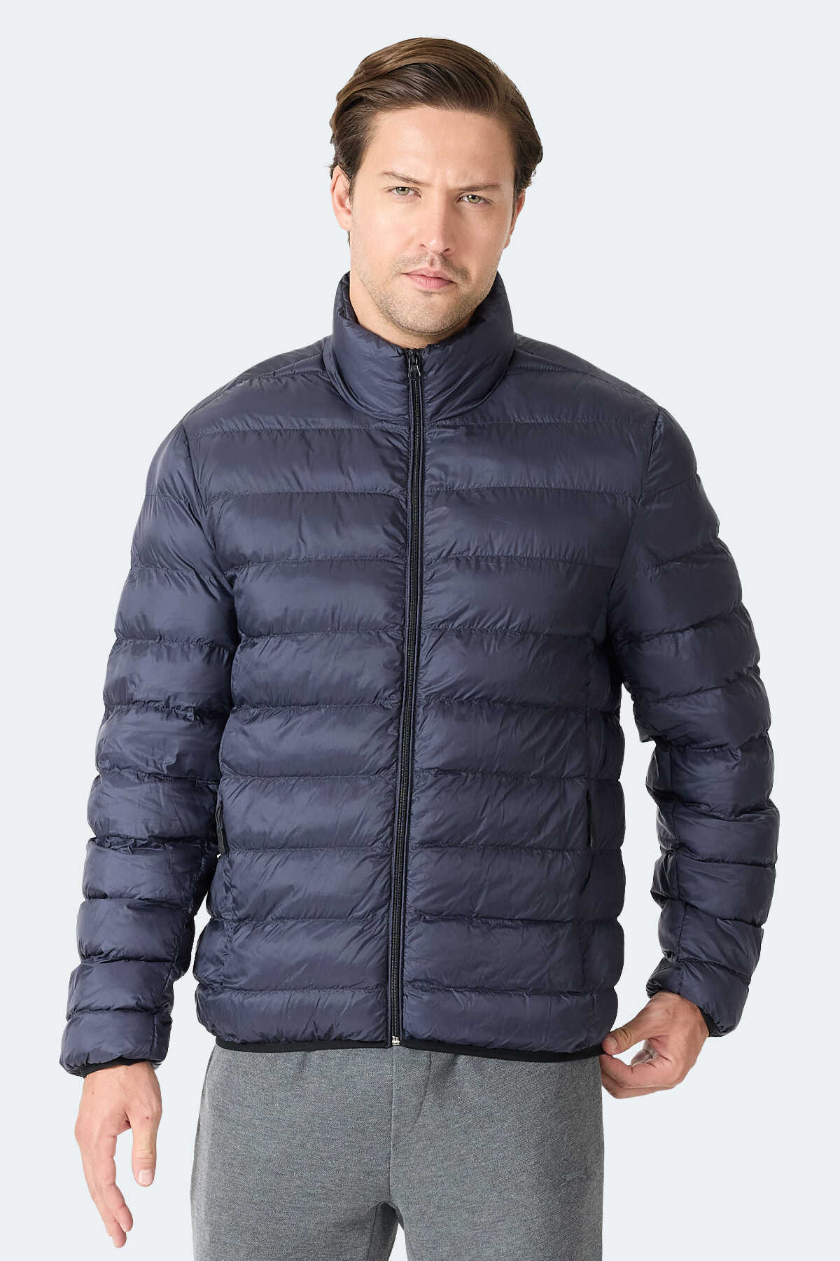 Slazenger - Slazenger BRAUM Erkek Lacivert Mont & Kaban