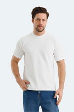 Slazenger - Slazenger BREEZE Erkek Ekru Tişört Slazenger - Slazenger BREEZE Erkek Ekru Tişört