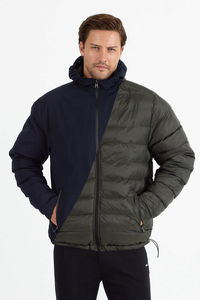 Slazenger - Slazenger BRELIS Erkek Çift Taraflı Lacivert Mont & Kaban Slazenger - Slazenger BRELIS Erkek Çift Taraflı Lacivert Mont & Kaban