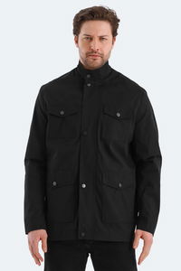 Slazenger - Slazenger BROOKS Erkek Siyah Mont & Kaban Slazenger - Slazenger BROOKS Erkek Siyah Mont & Kaban