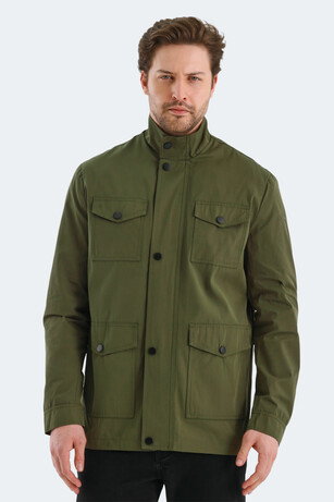 Slazenger BROOKS Erkek  Yeşil Mont & Kaban 