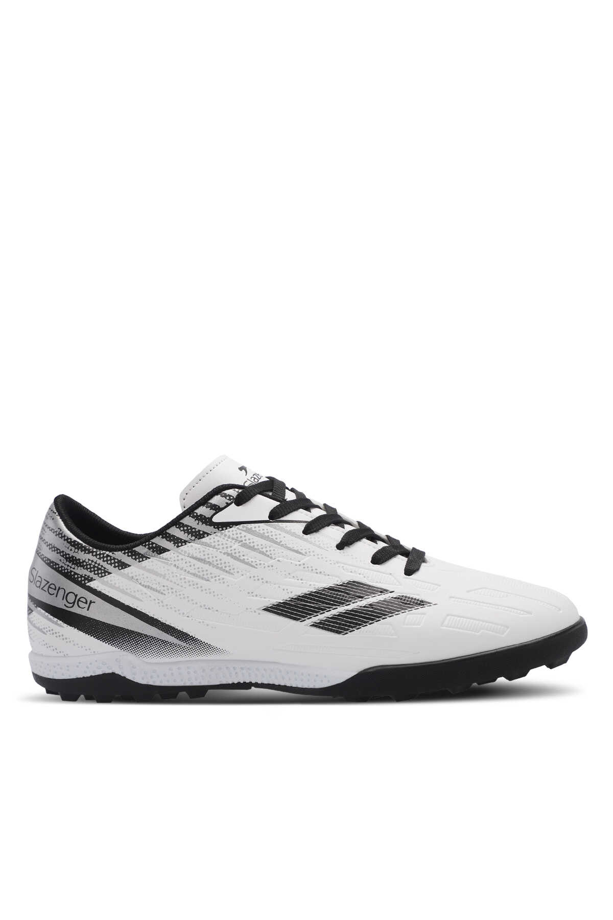 Slazenger - Slazenger CAMBLY HS Erkek Çocuk Halı Saha Beyaz / Siyah Futbol Ayakkabısı