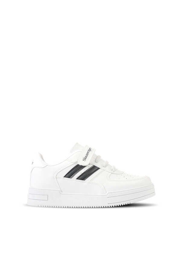 Slazenger - Slazenger CAMP Sneaker Erkek Çocuk Ayakkabı Beyaz / Siyah