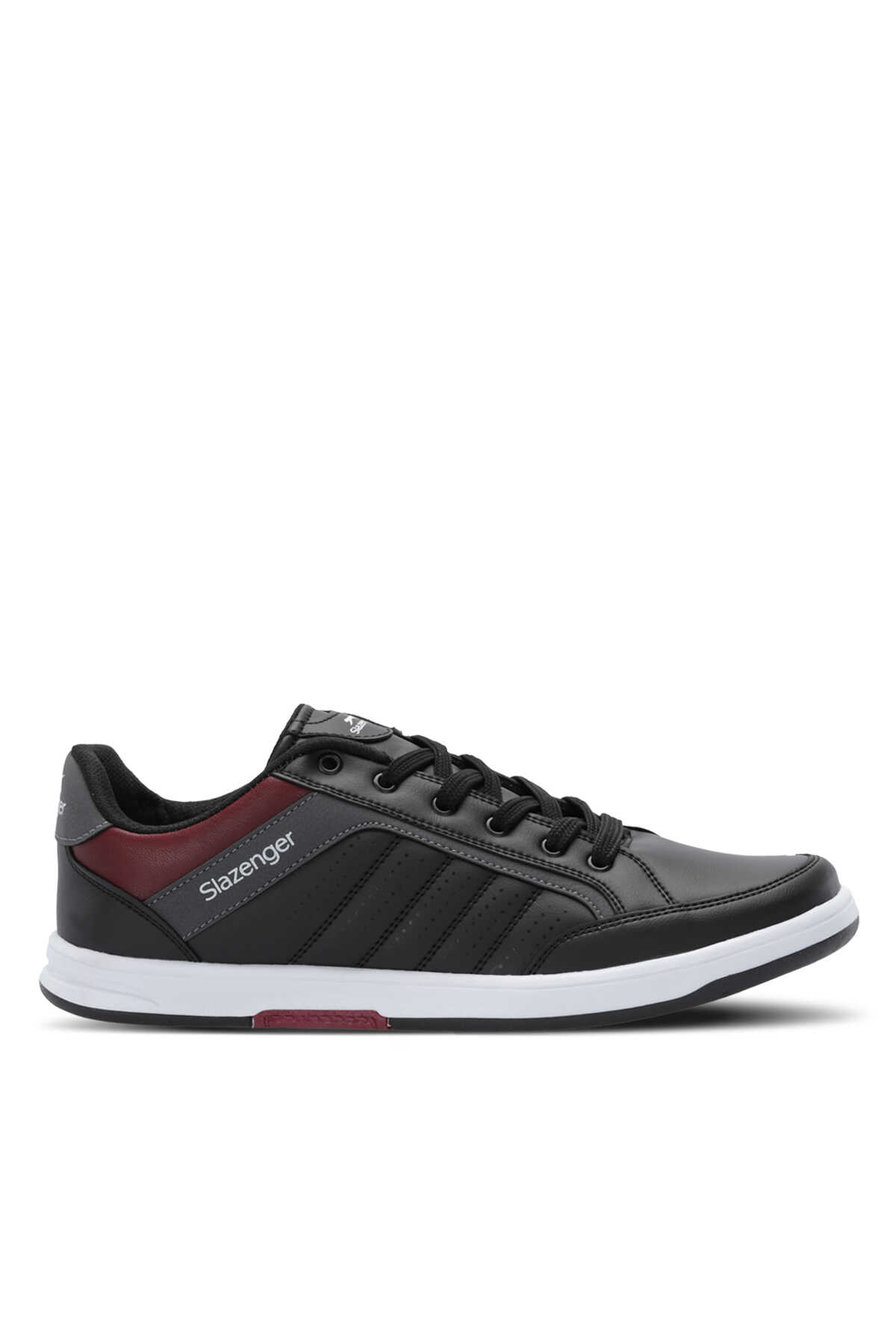 Slazenger - Slazenger CANCER I Erkek Sneaker Ayakkabı Siyah / Beyaz