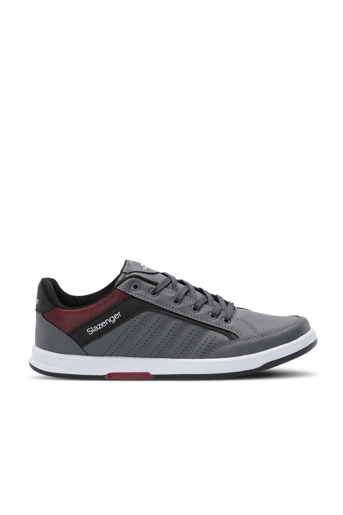 Slazenger - Slazenger CANCER I K Unisex Sneaker Ayakkabı Koyu Gri