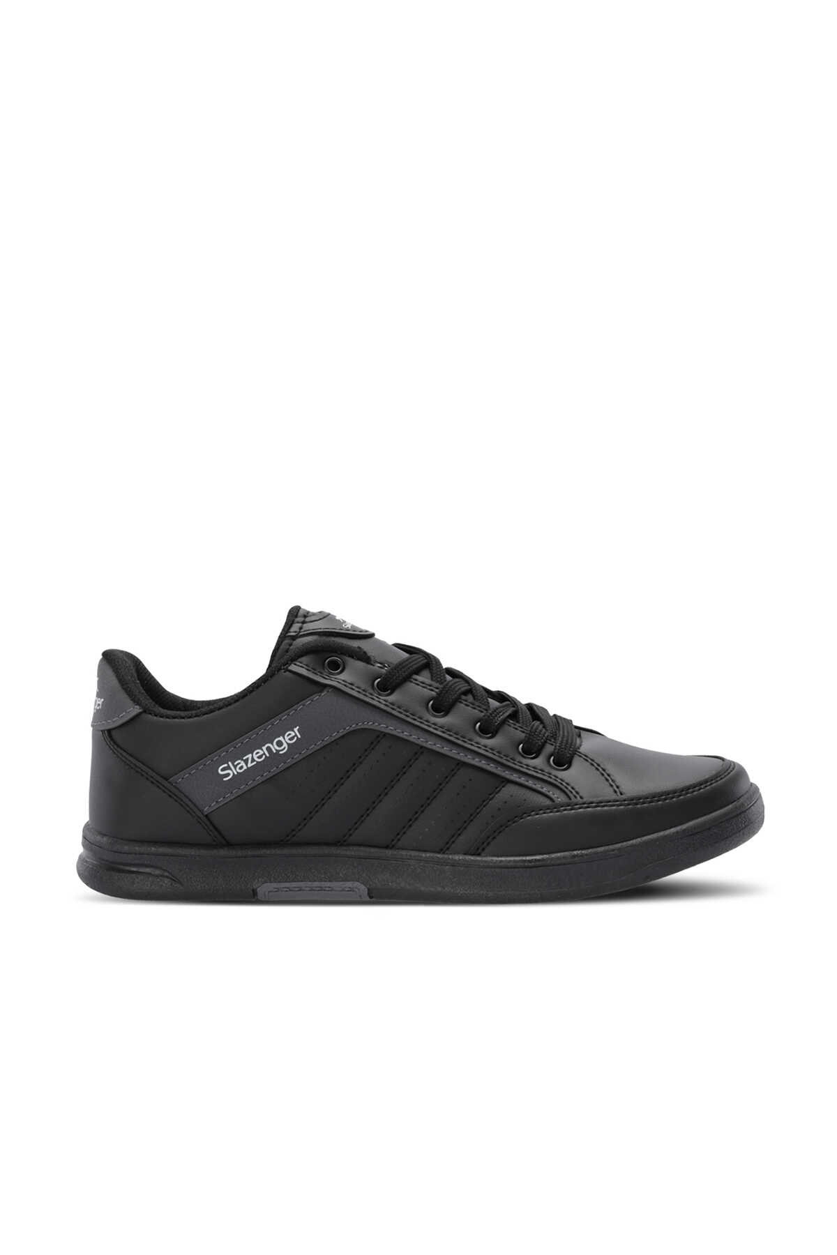 Slazenger - Slazenger CANCER I K Unisex Sneaker Ayakkabı Siyah / Siyah